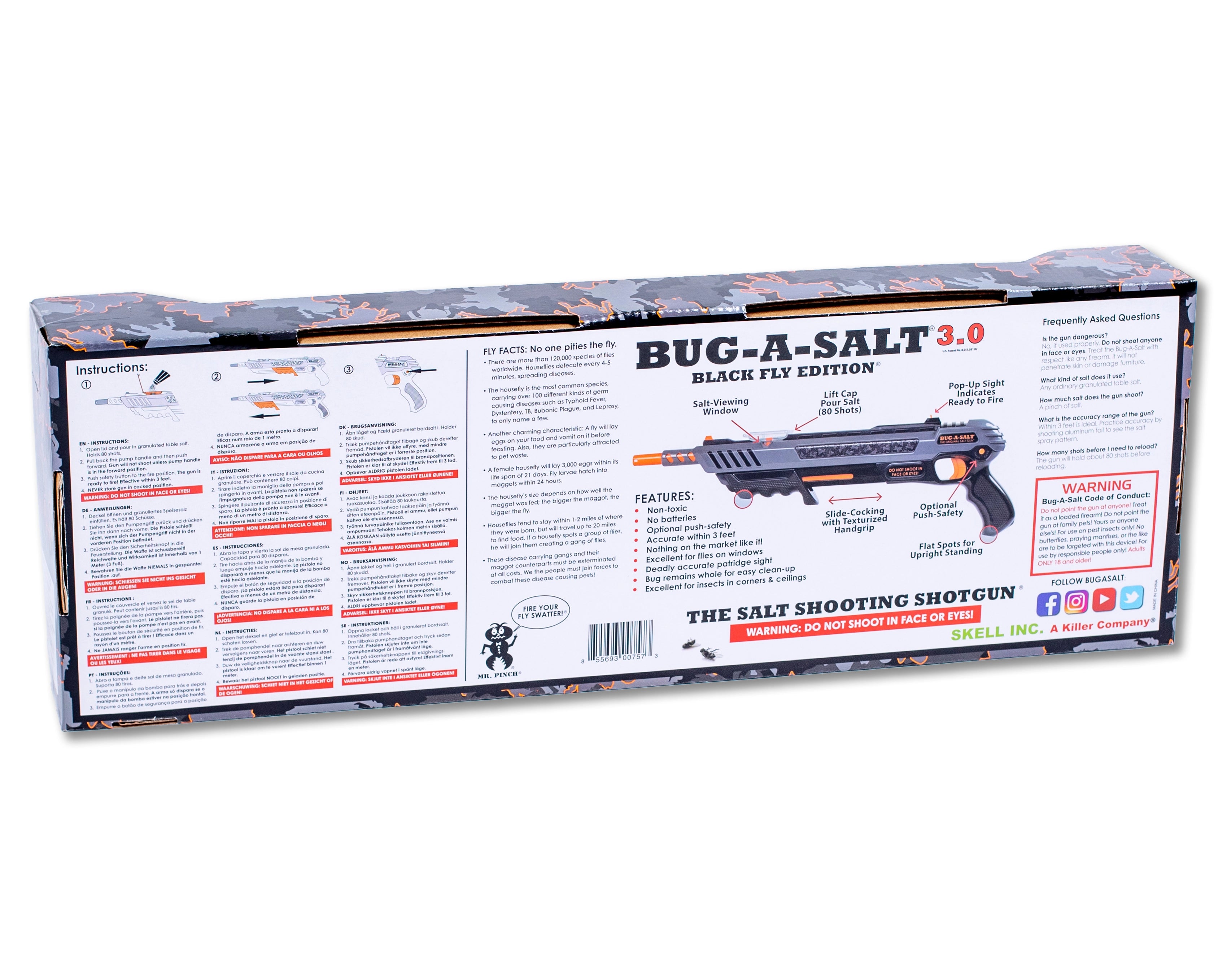Bug-A-Salt Black Fly 3.0 & Bug-Beam Laser Pack
